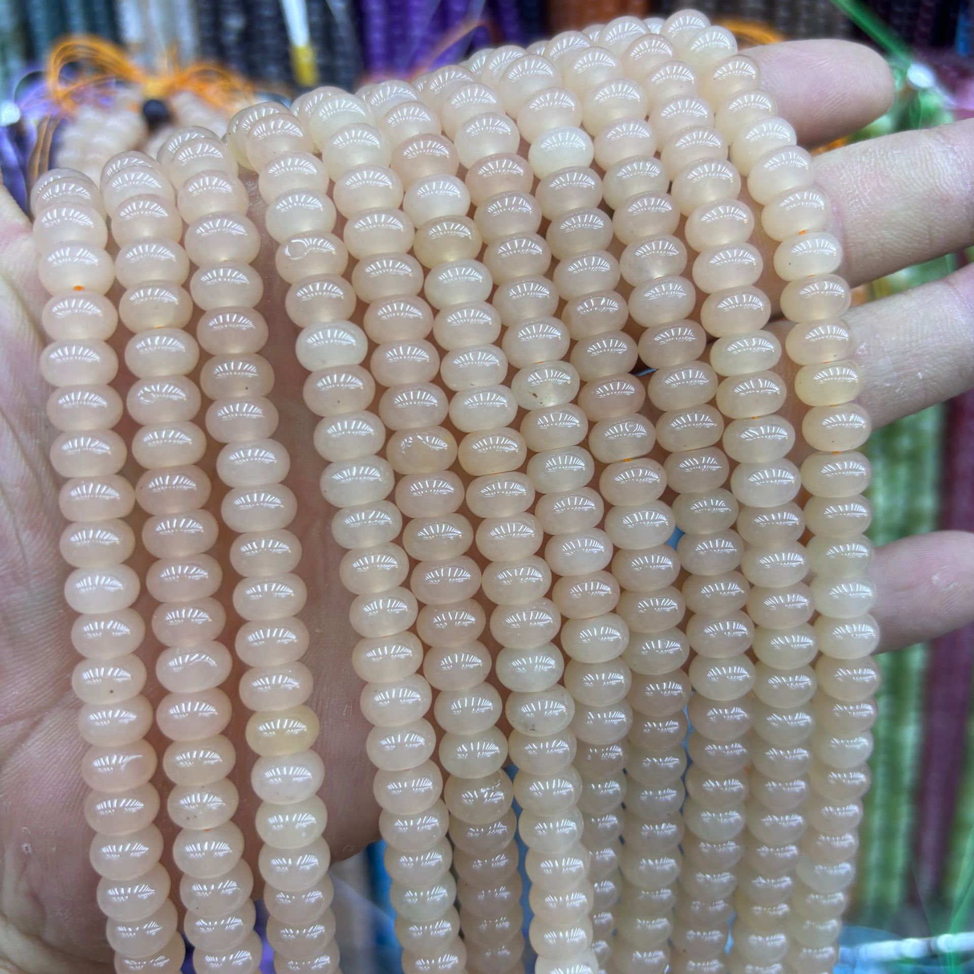 synthetic Color abacus beads 41