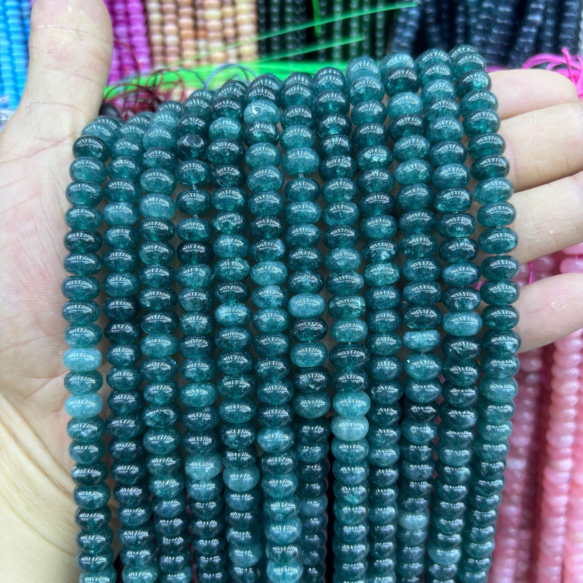 synthetic Color abacus beads 45