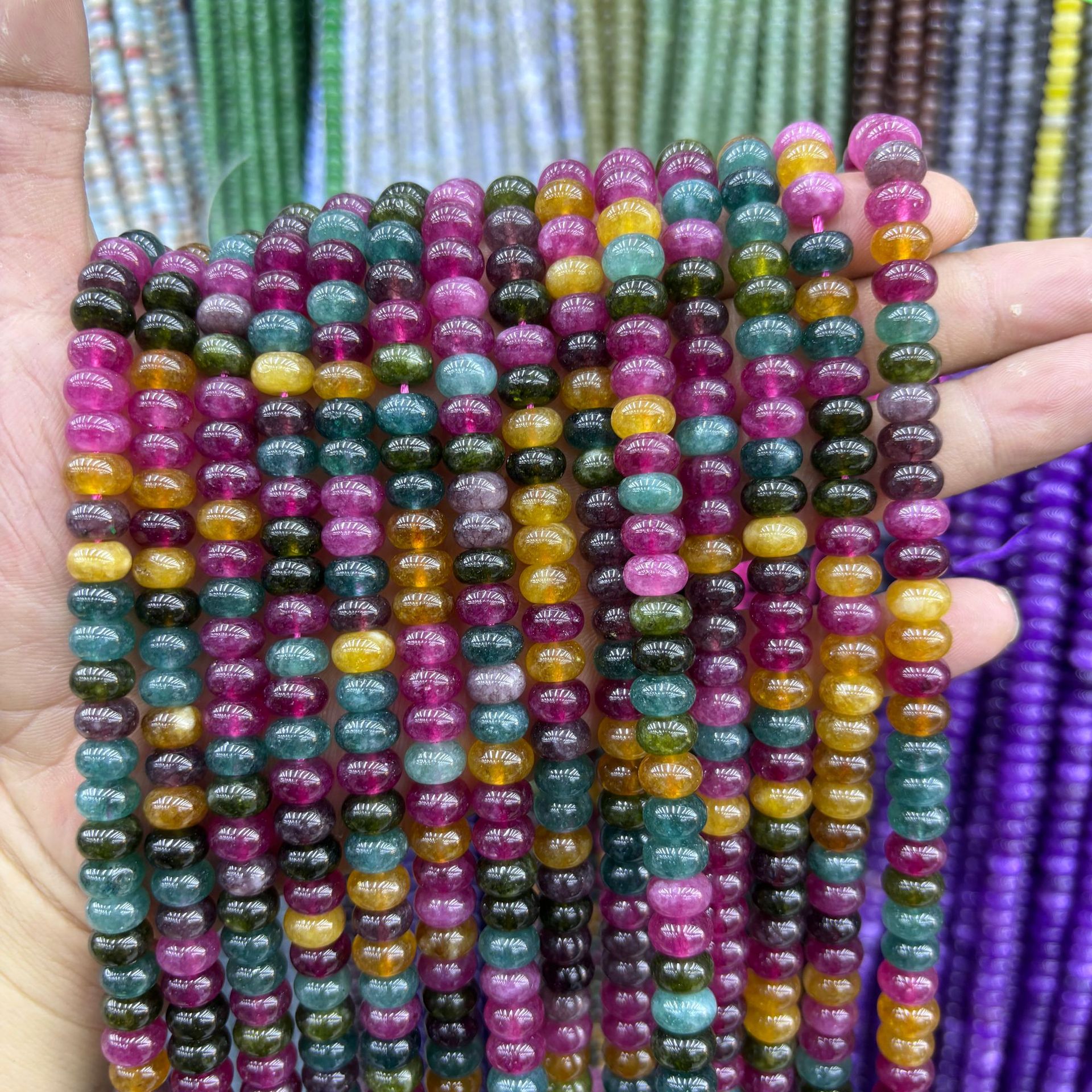 synthetic Color abacus beads 46