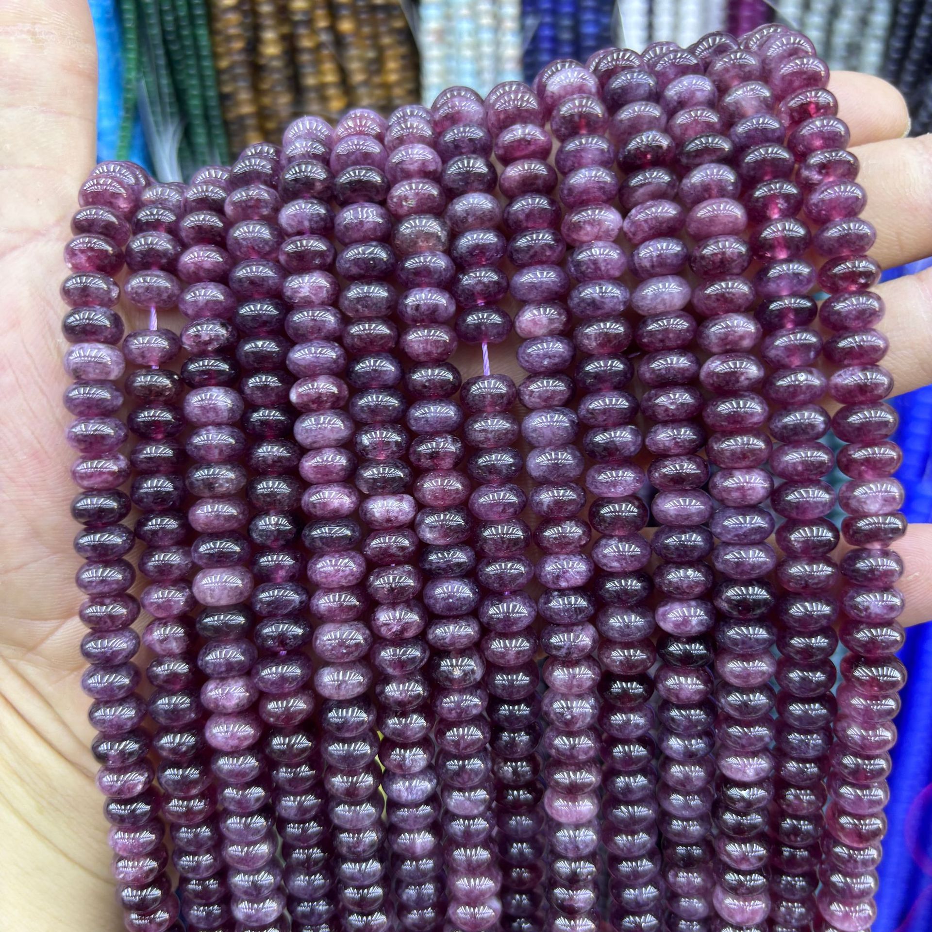 synthetic Color abacus beads 47