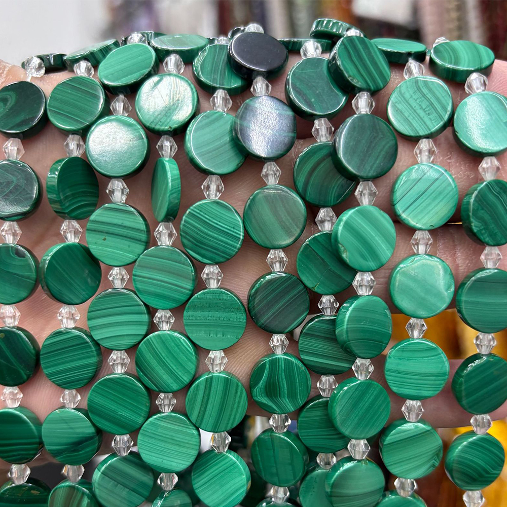 22 12x2.5mm malachite discs