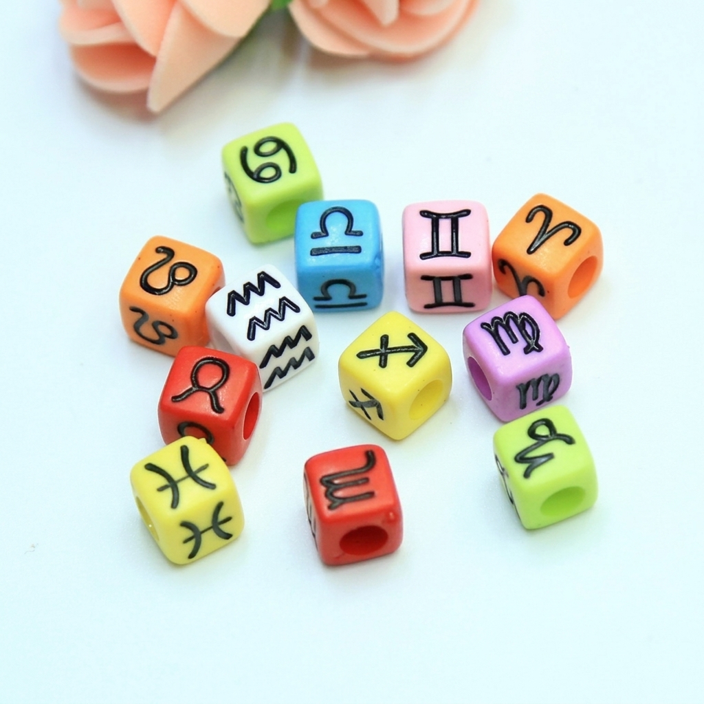 Black characters on color background