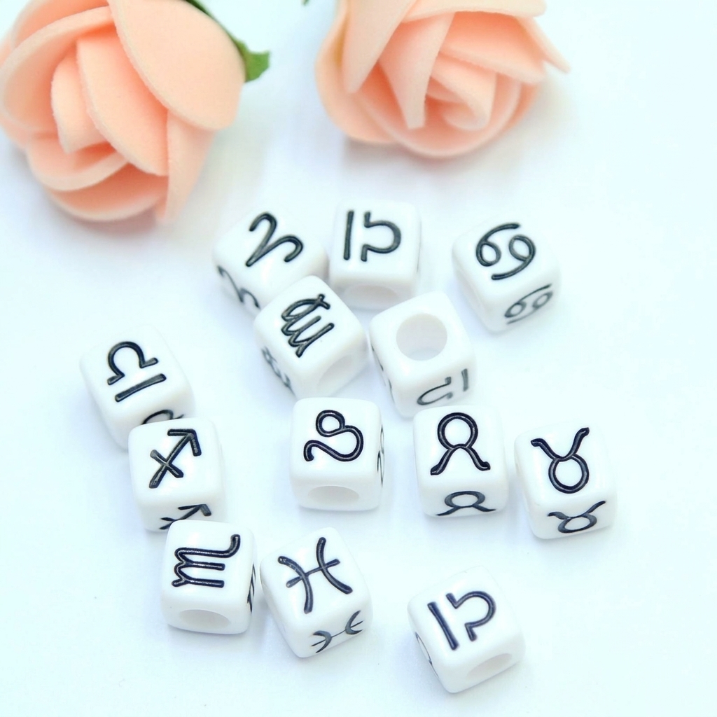 Black on white background