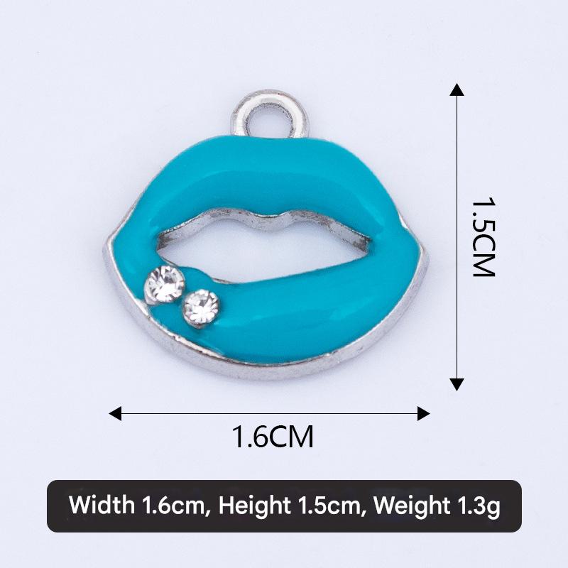 platinum color plated - peacock blue