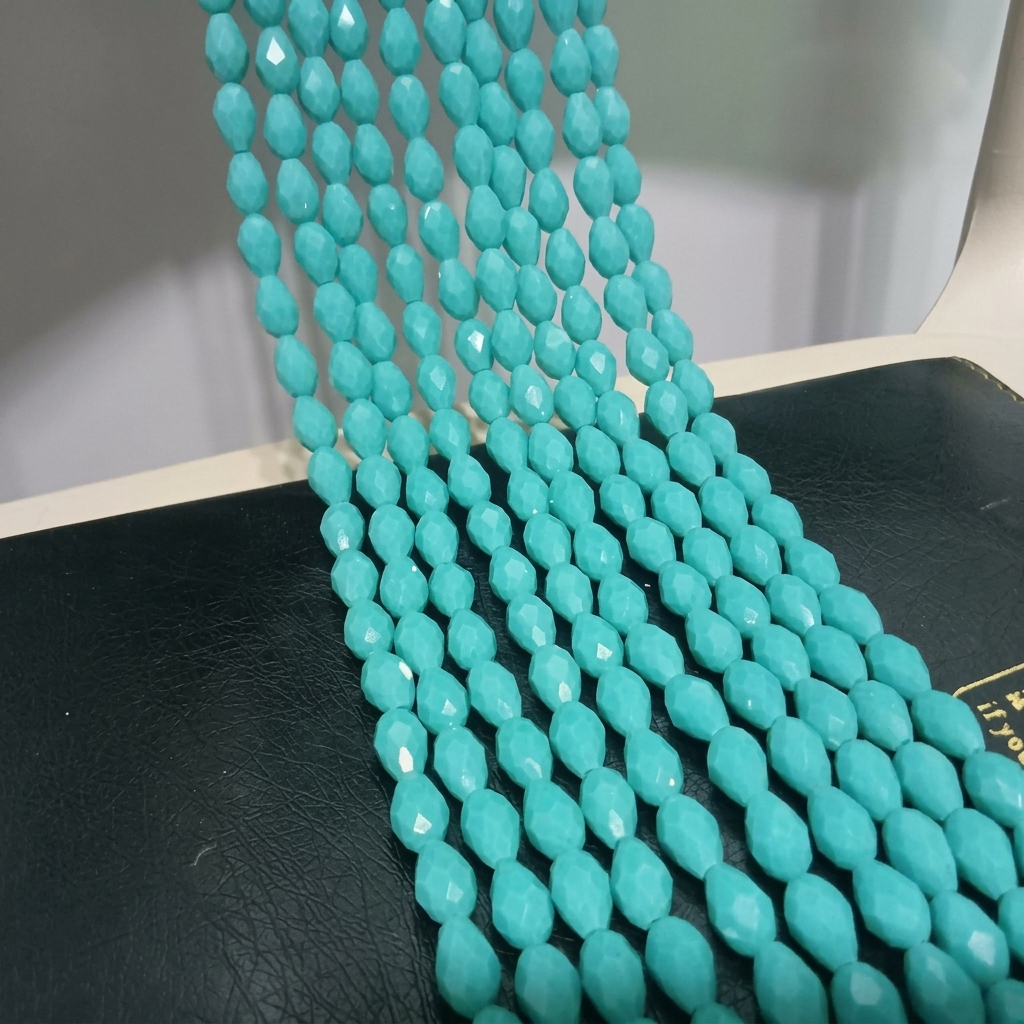Water drop hole blue porcelain