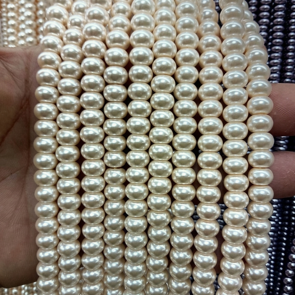 Champagne imitation pearls