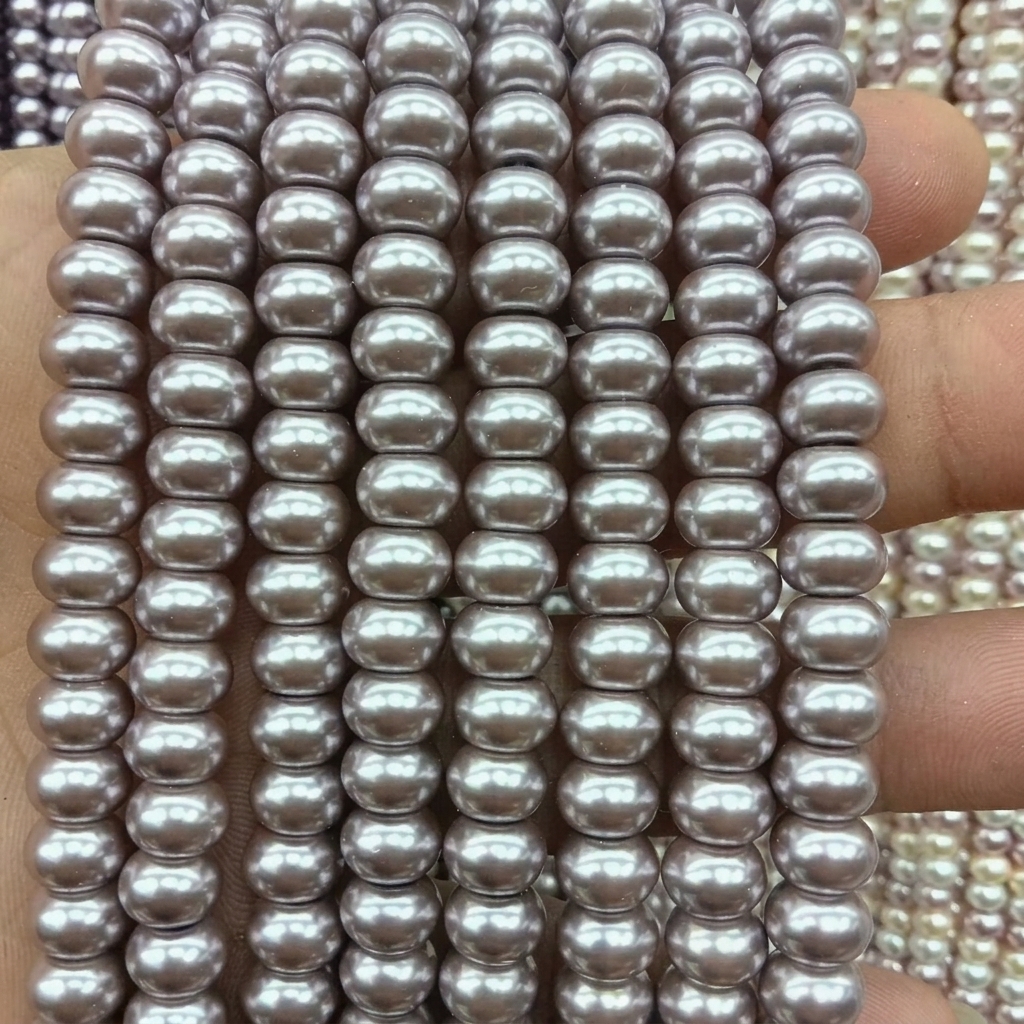 Light purple imitation pearls