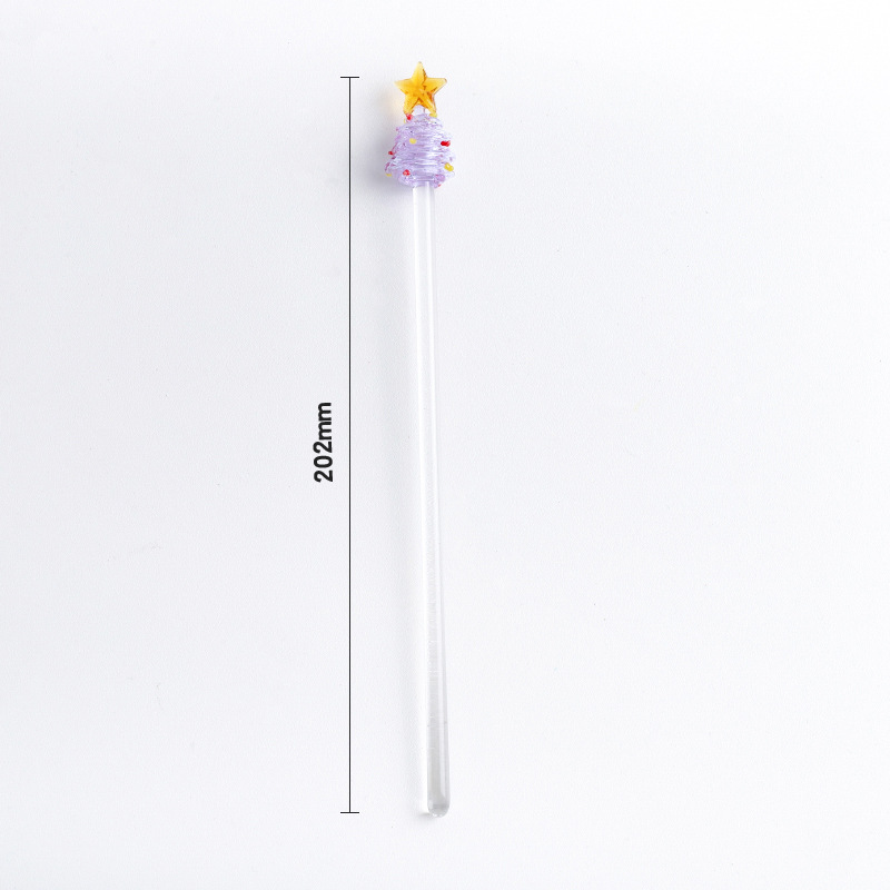 Christmas stirring stick no. 5 (purple)