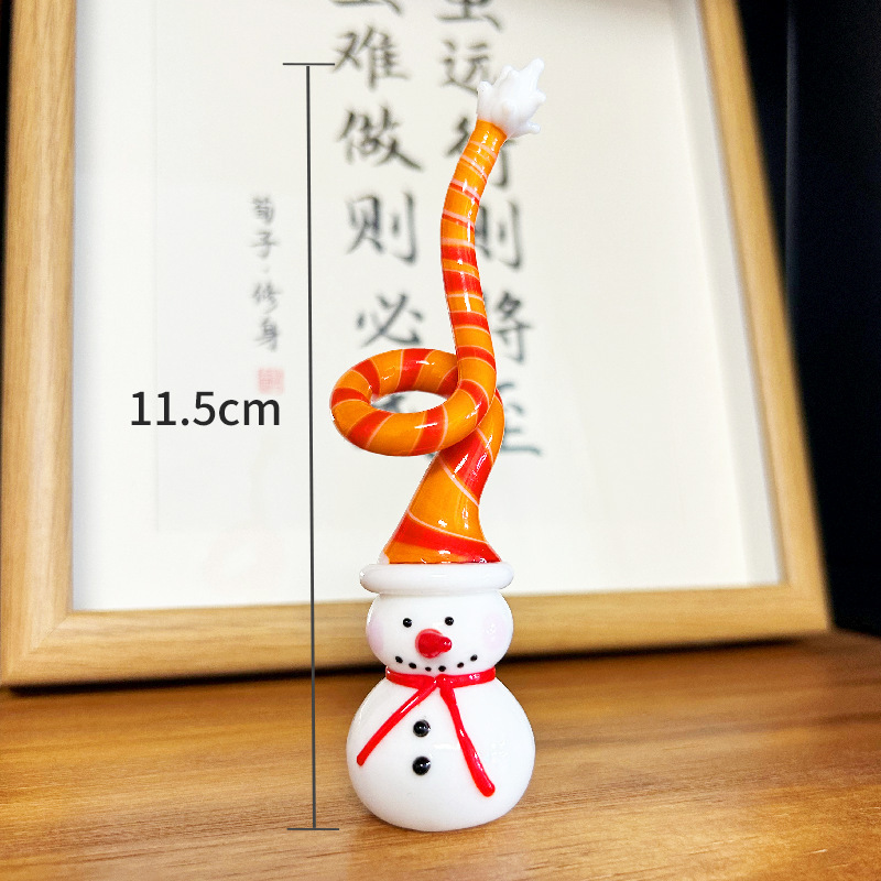 Christmas hat snowman