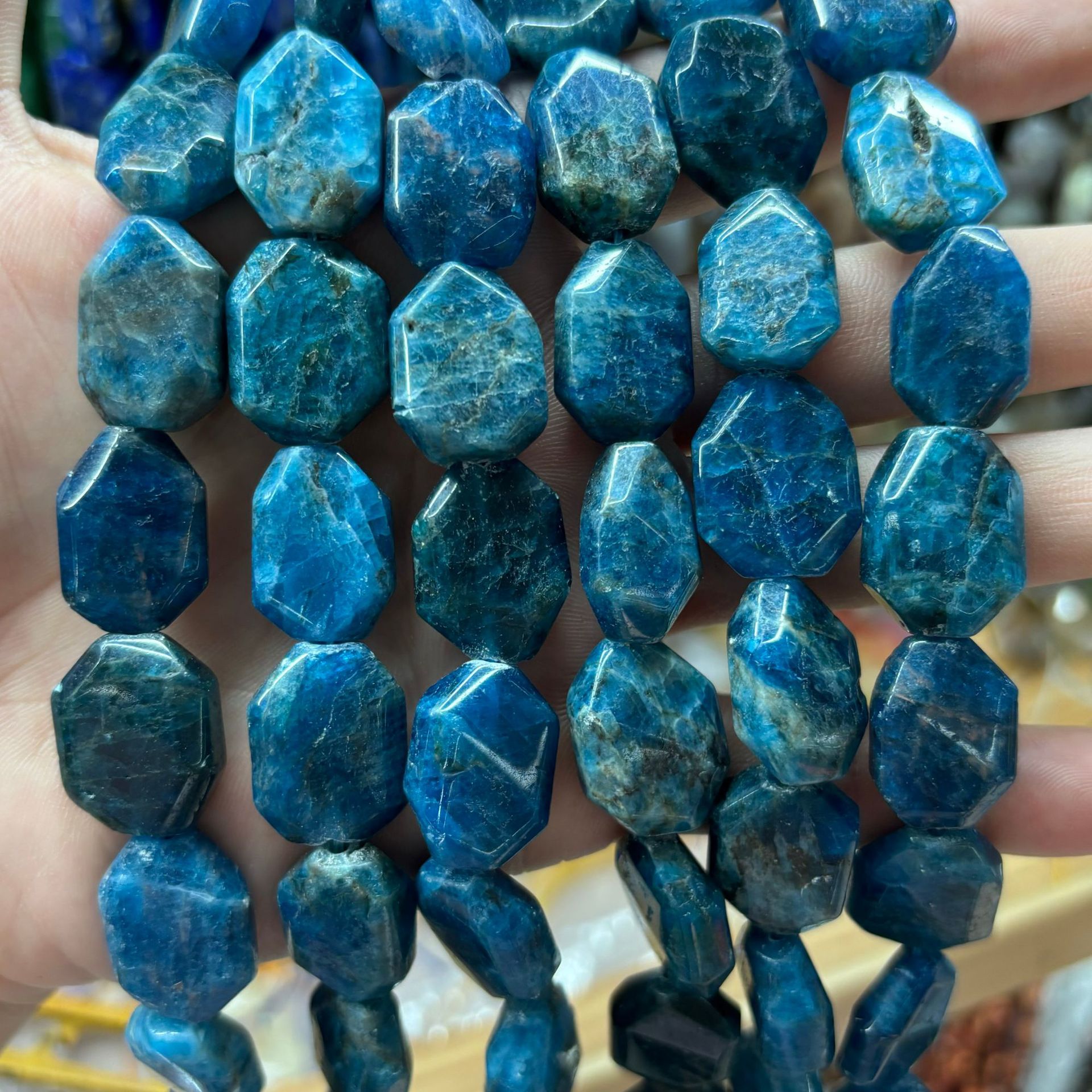 Blue apatite