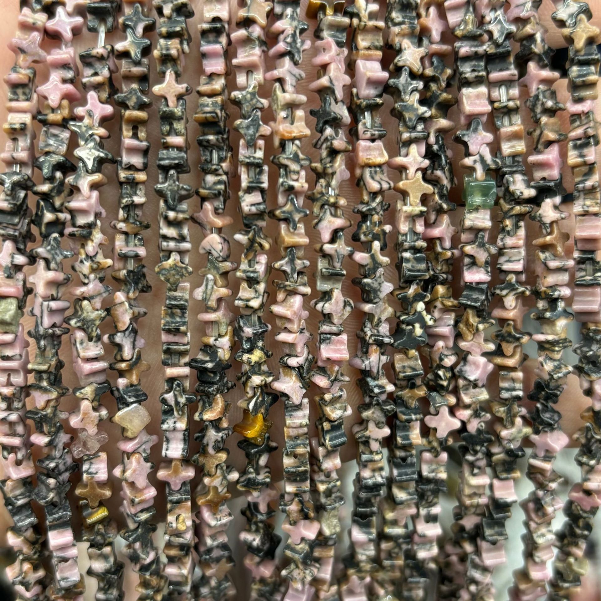 Black lines and red lines