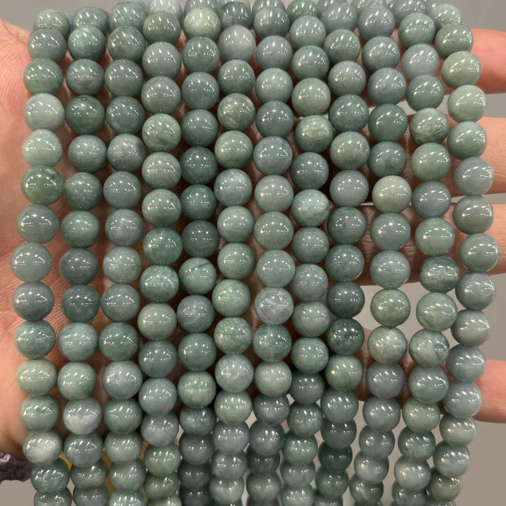 8mm round beads (about 46 pieces)