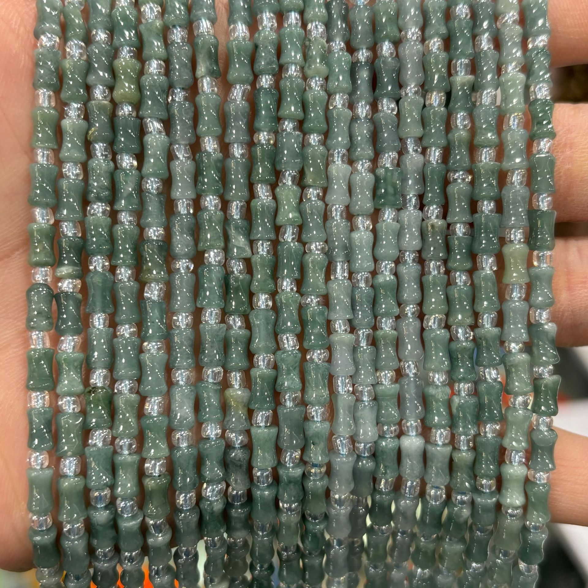 4x6mm bamboo sections (about 46 pieces)