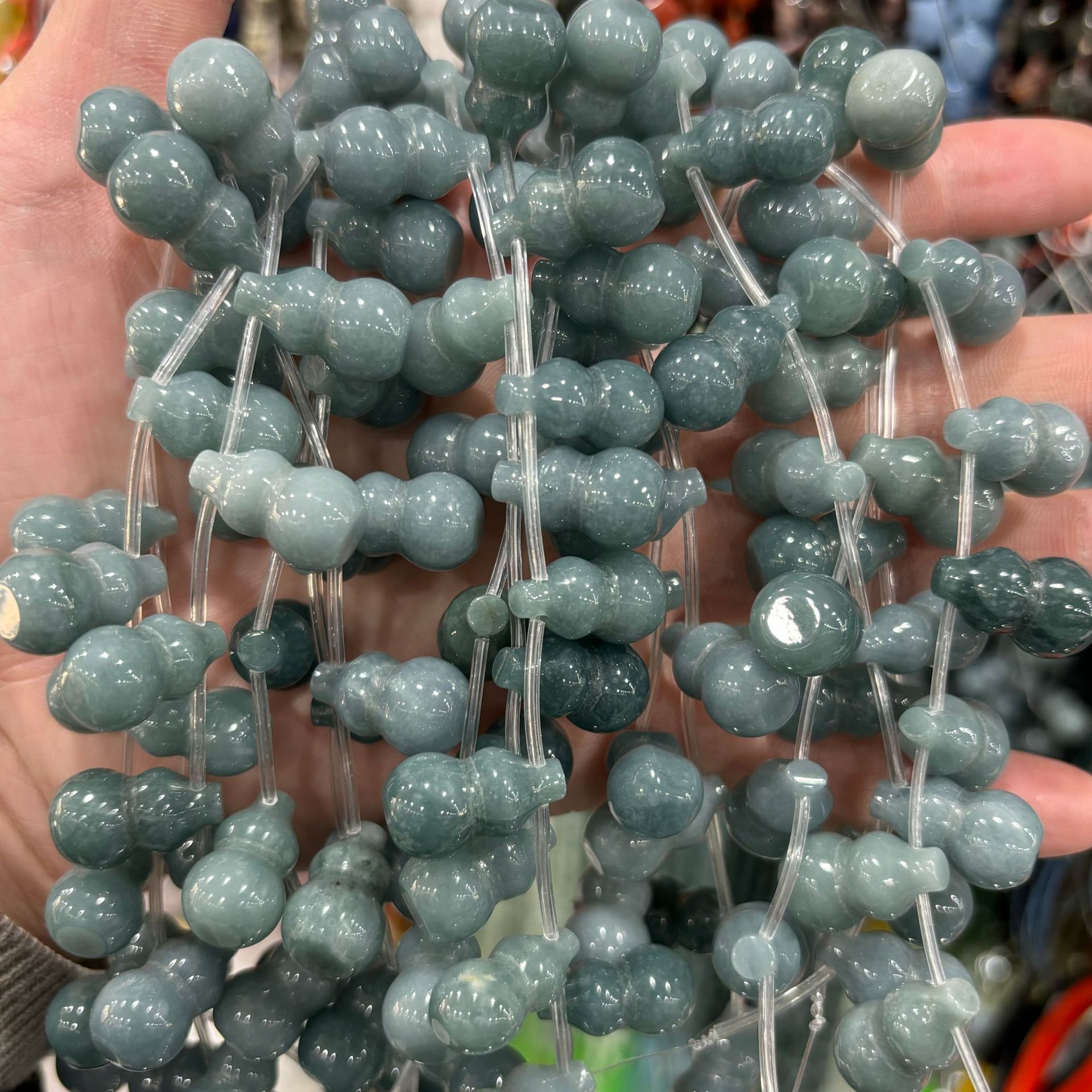 11x19mm horizontal hole gourd (about 40 pieces)