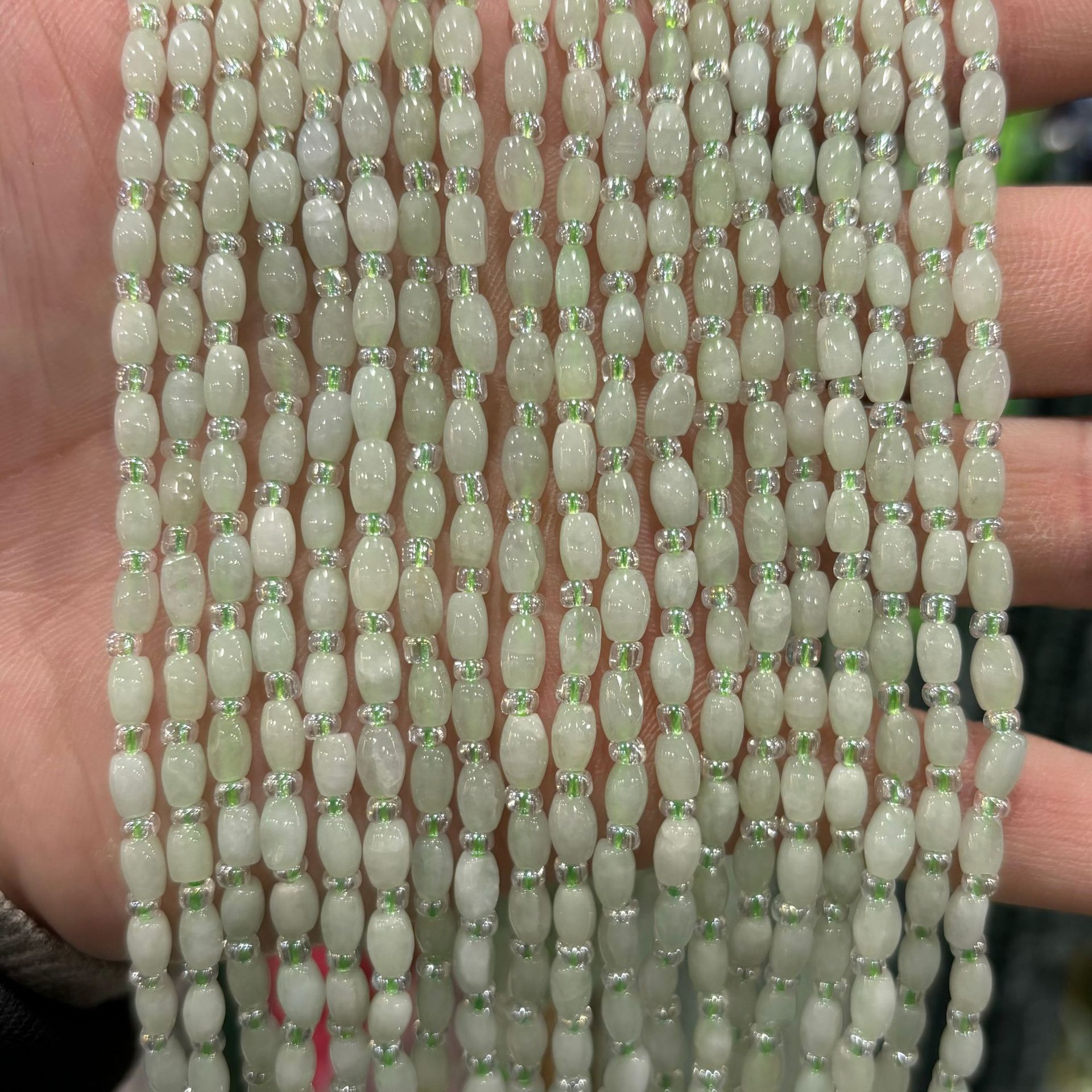 4x5mm burmese corn beads (about 53 pieces)