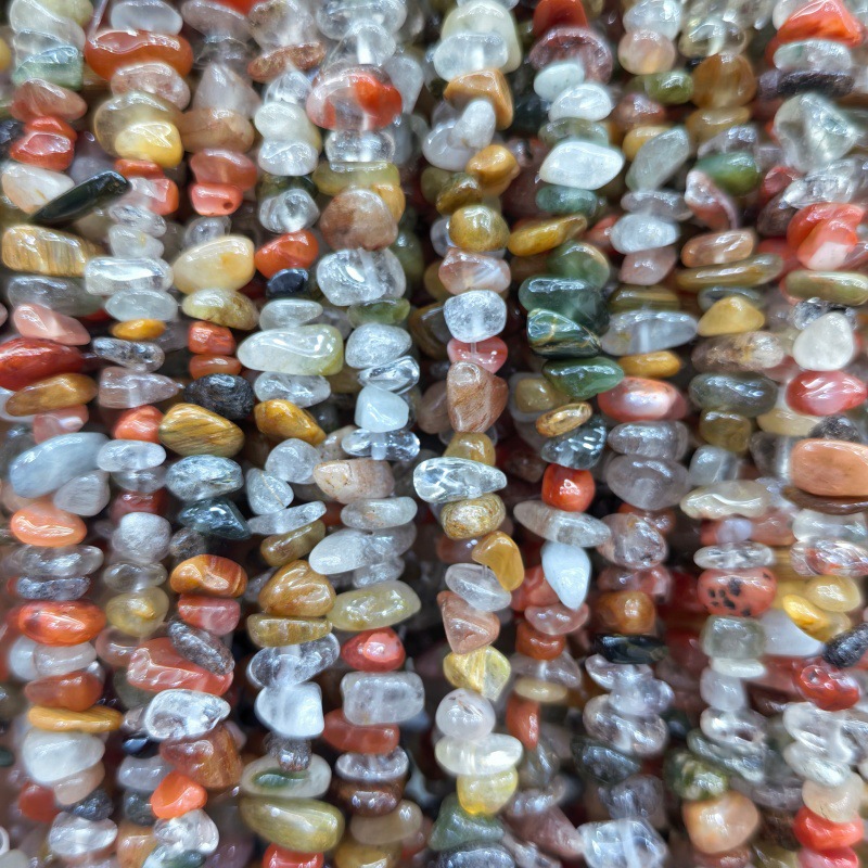 Natural colored hair crystals