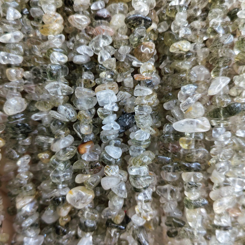 Natural green hair crystal
