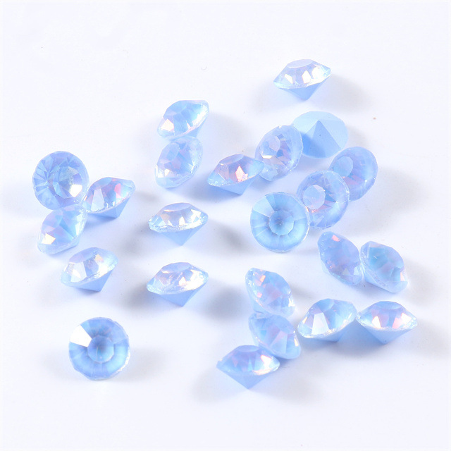 Mocha light blue opal