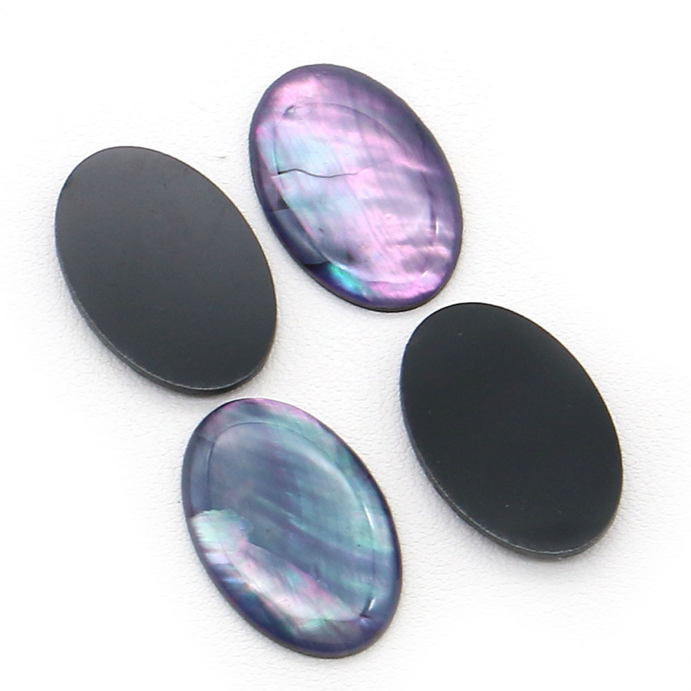 Purple oval 20x30mm, 2g