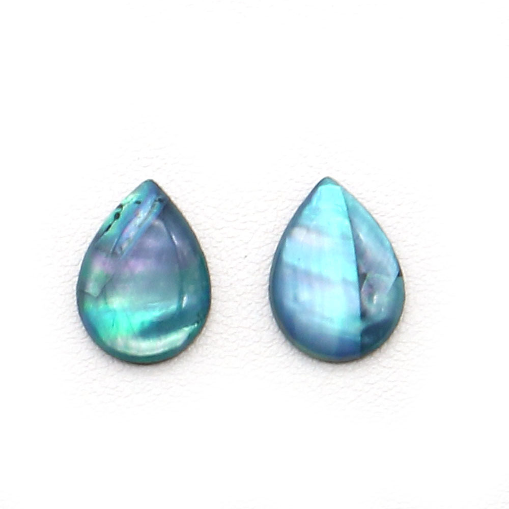 Blue drop shape 13x14mm, 1g