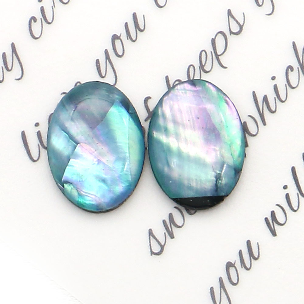Blue oval 13x18mm, 1g
