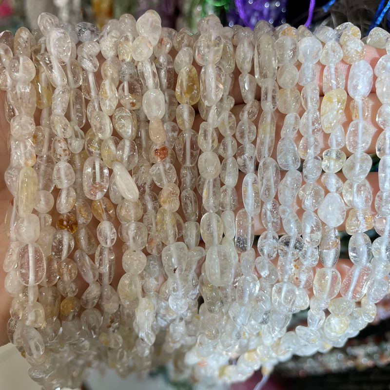 Yellow and whitecrystal