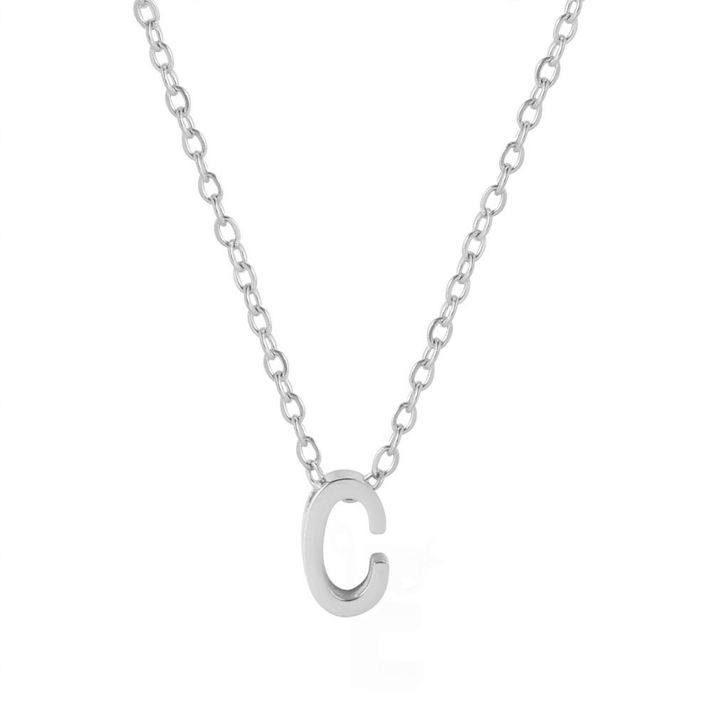 Fx431 [26 letter necklaces] steel c