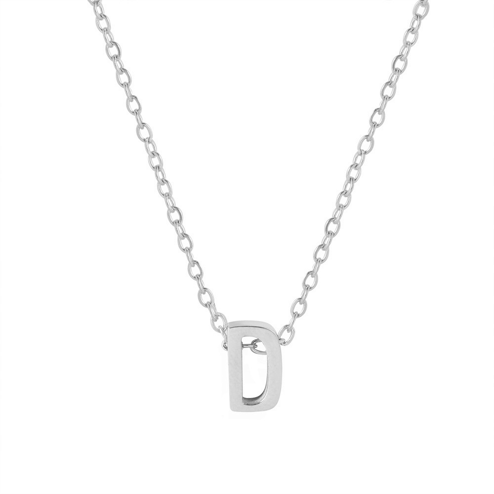 Fx431 [26 letter necklaces] steel d