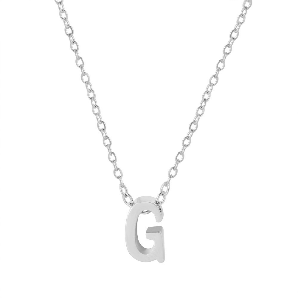 Fx431 [26 letter necklaces] steel g