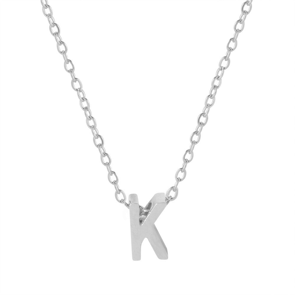 Fx431 [26 letter necklaces] steel k