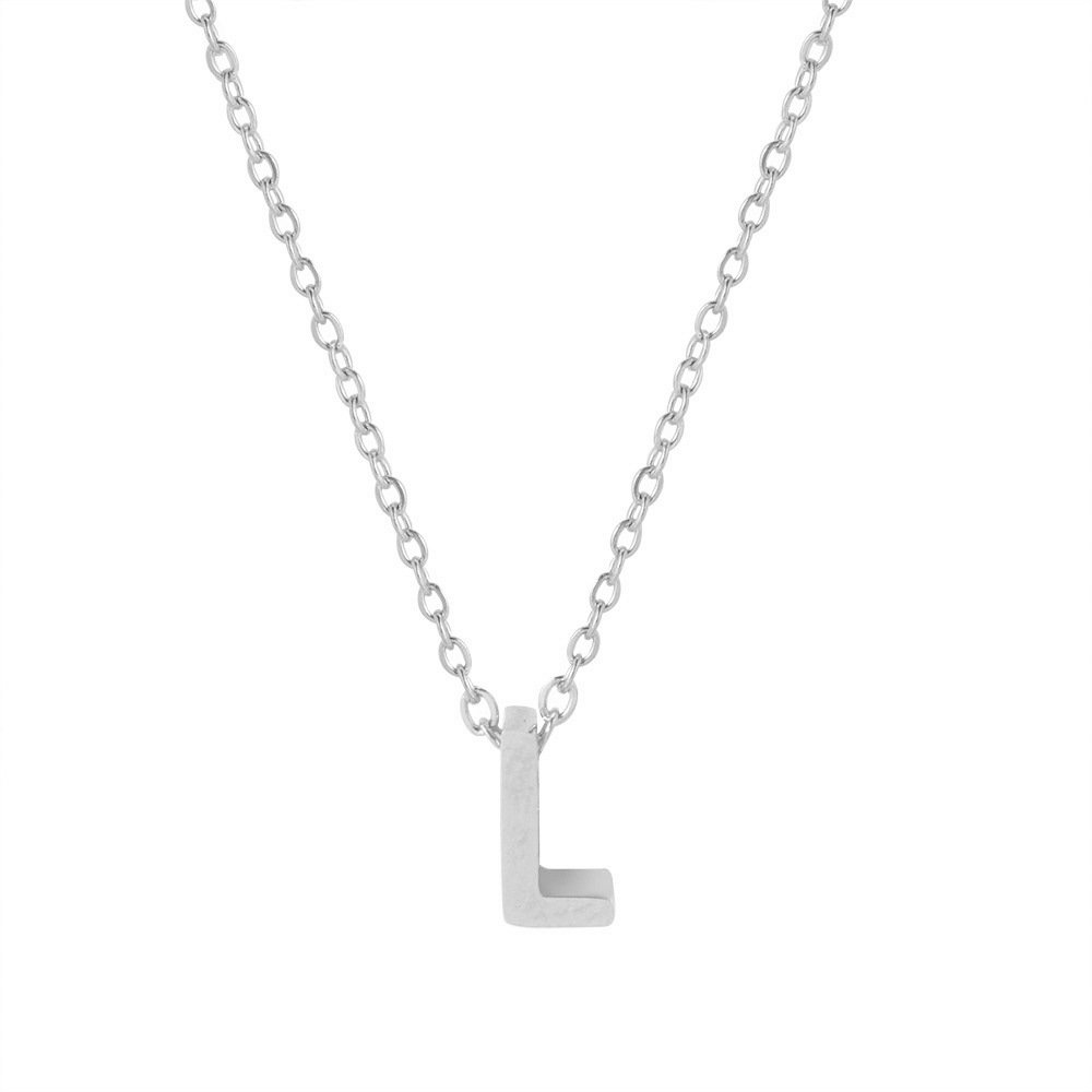 Fx431 [26 letter necklaces] steel l