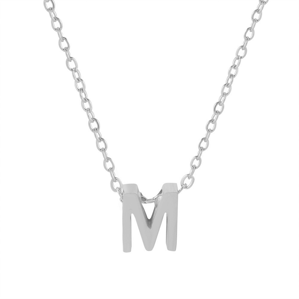 Fx431 [26 letter necklaces] steel m