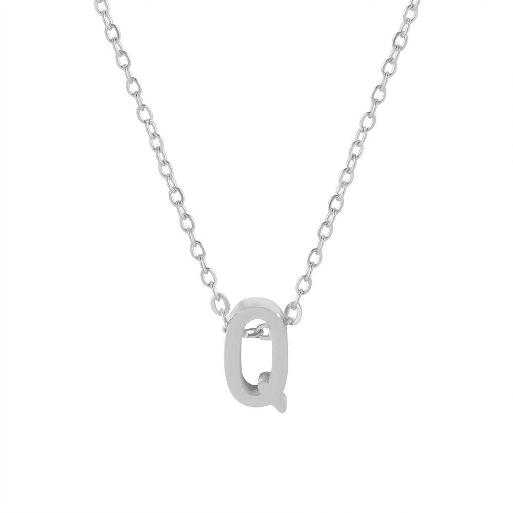 Fx431 [26 letter necklaces] steel q