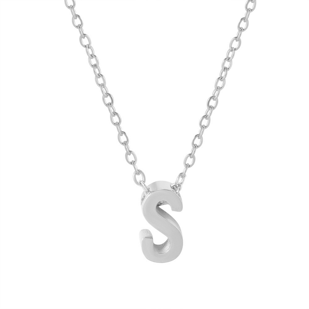 Fx431 [26 letter necklaces] steel s