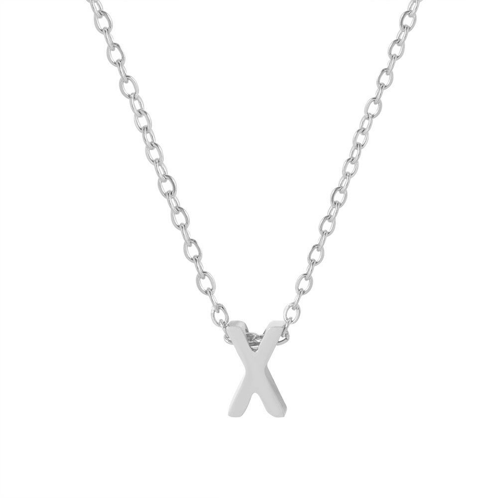 Fx431 [26 letter necklaces] steel