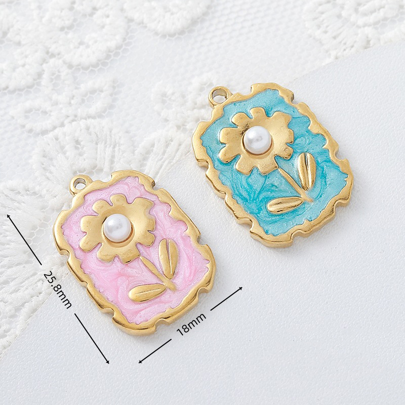 Square flower (blue)