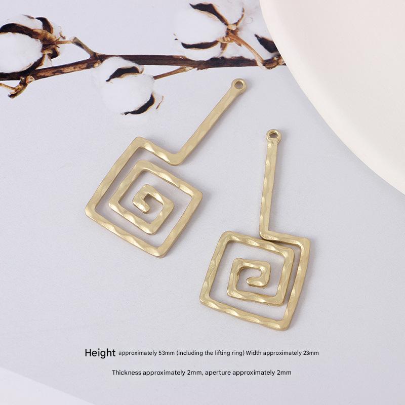 17 #1 multi-layer square ring H-4404