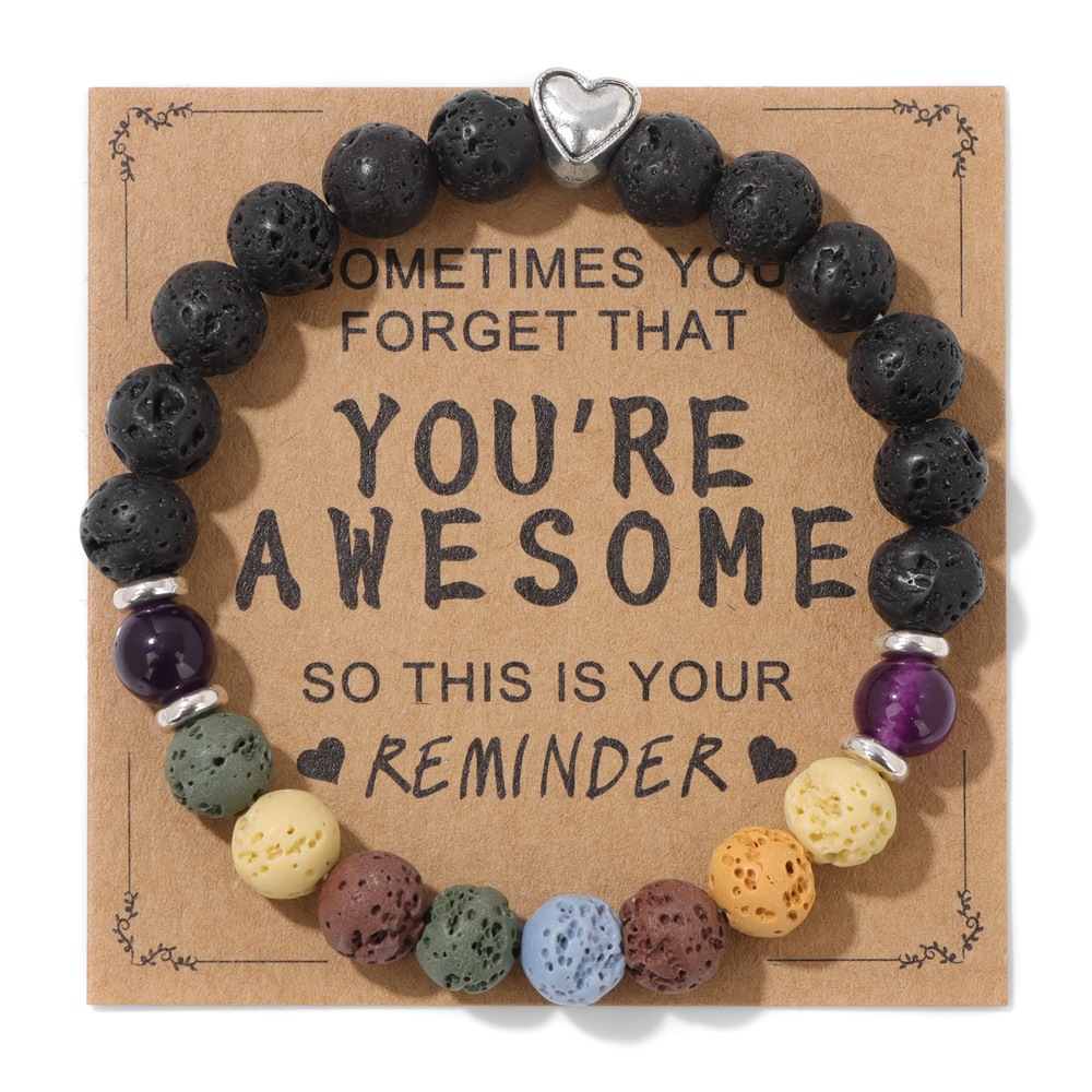 Amethyst   random mixed color volcanic stone