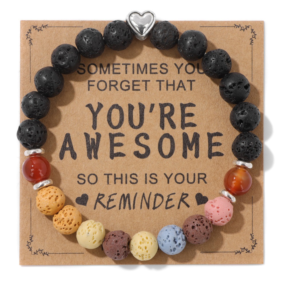 Red agate   random mixed color volcanic stone