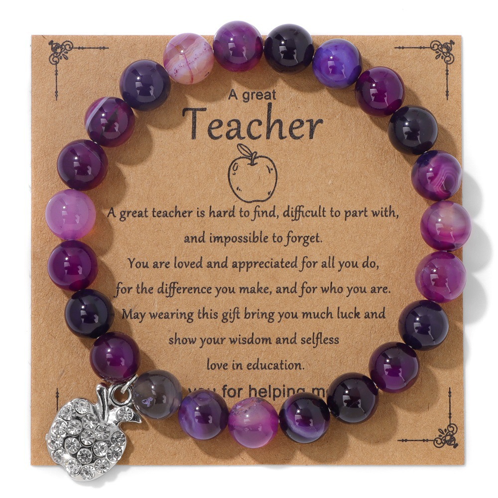 Purple striped agate