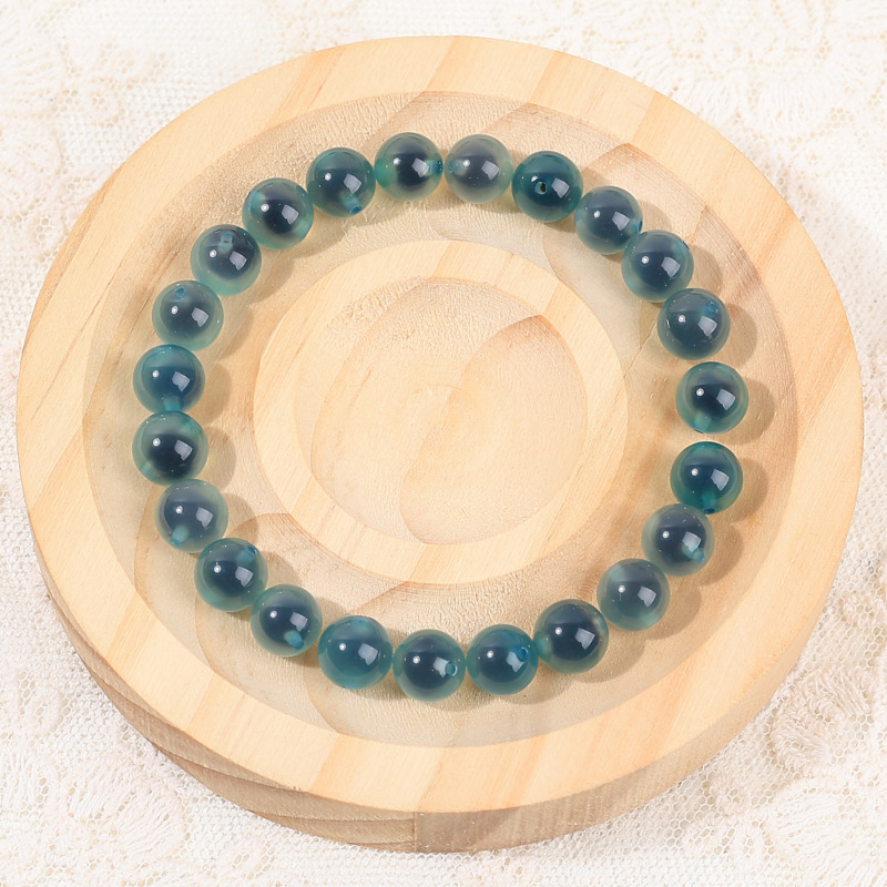 Sugar heart green agate