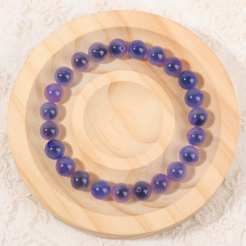 Sugar heart purple agate