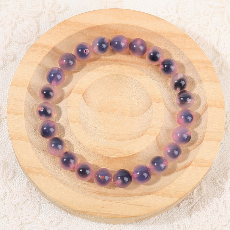 Sugar heart light pink agate