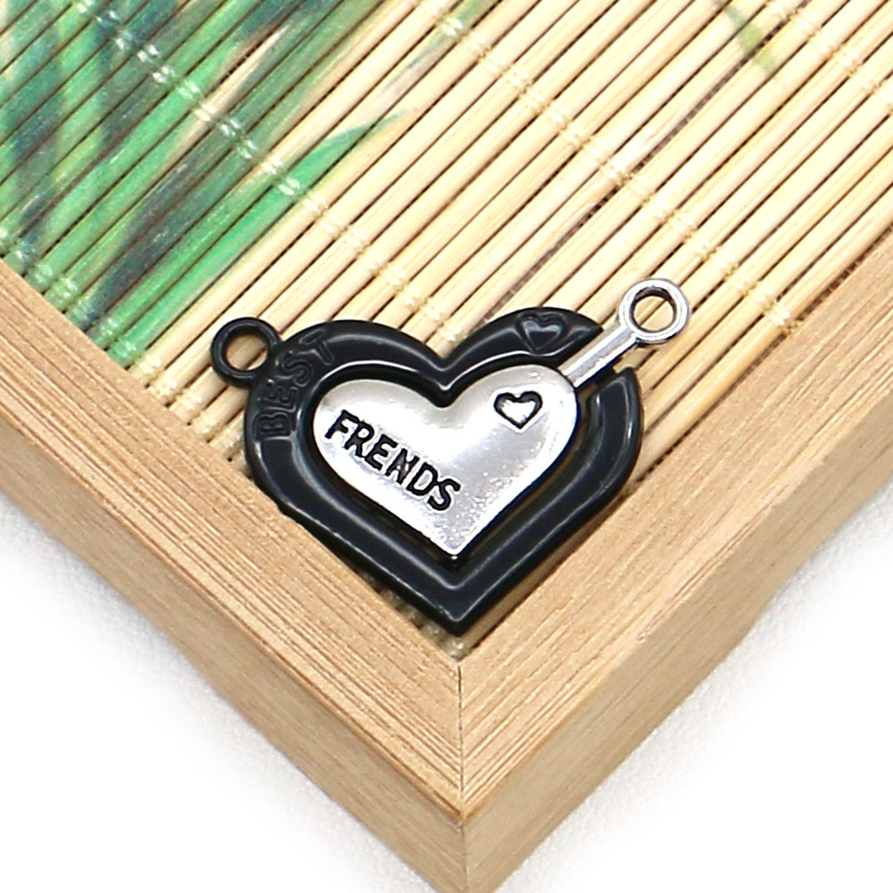 017 silver heart 22x30mm, 6g