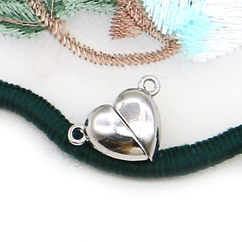 020 silver heart 10x15mm, 3g