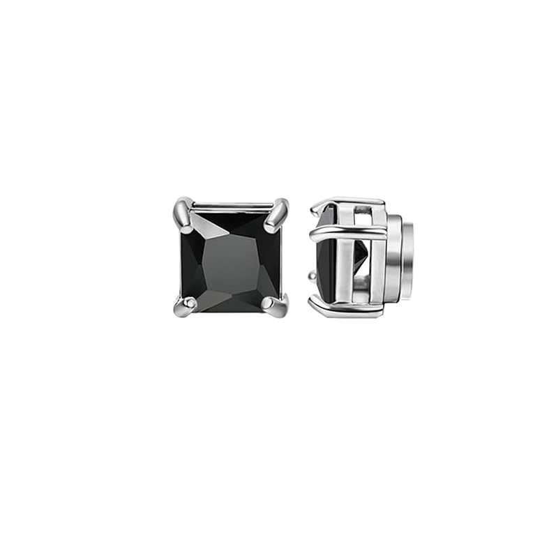 Silver formula black zirconium 1 pair