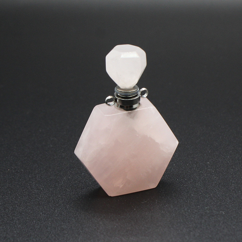 Rose quartz-silver
