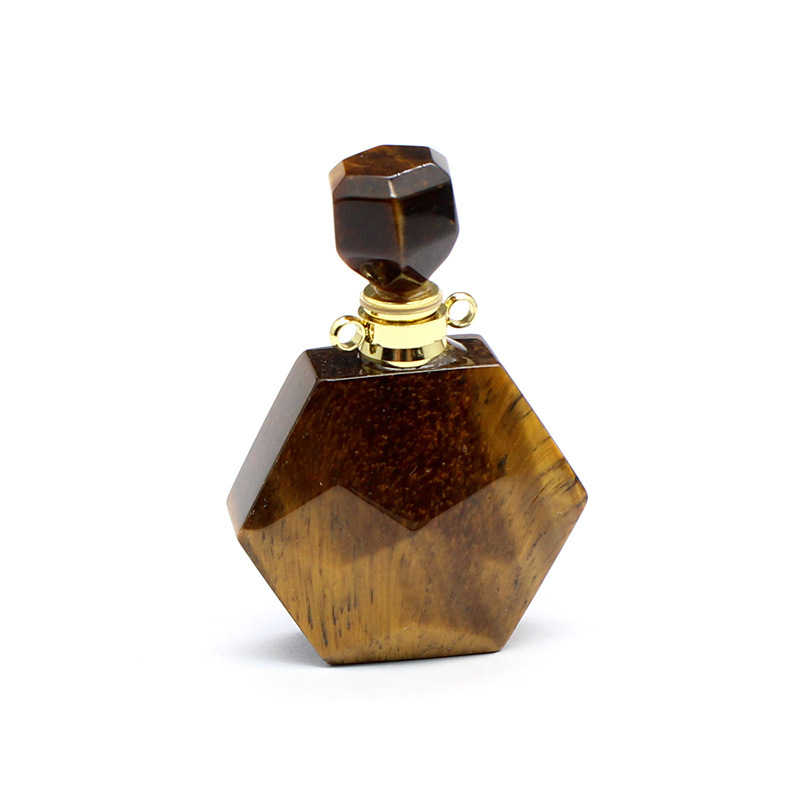 Tiger eye stone-gold