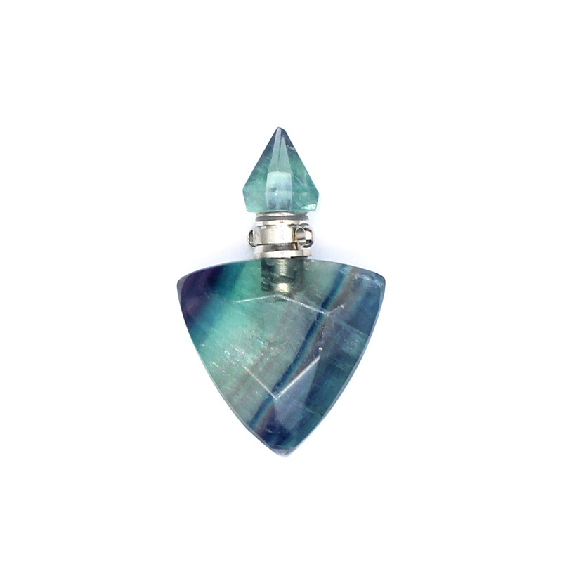 Colored Fluorite silver