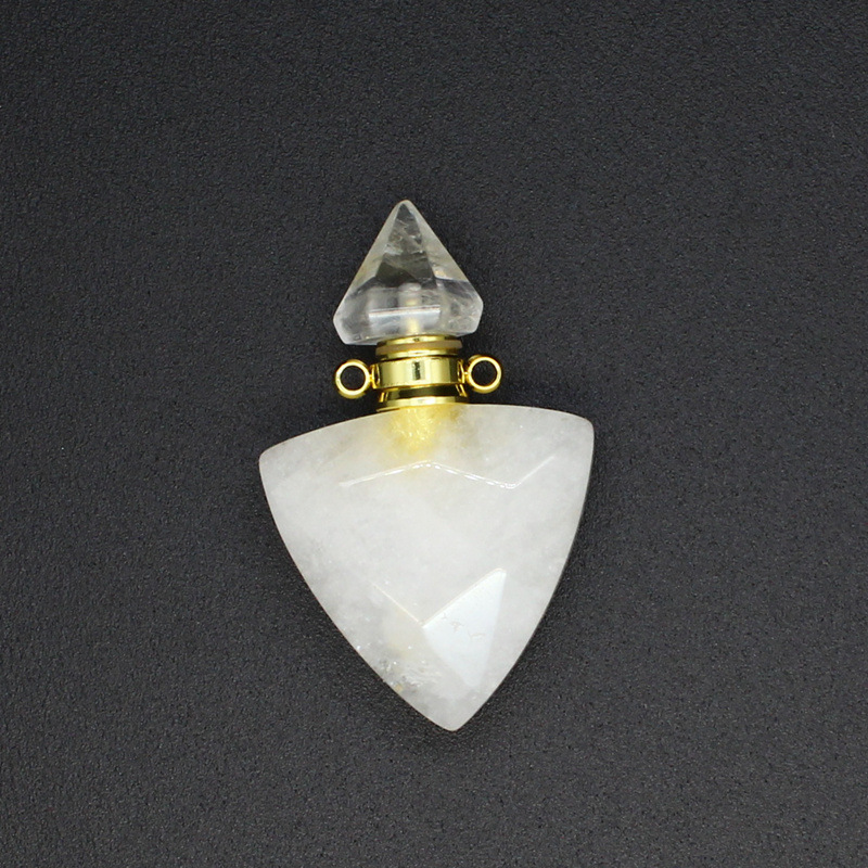 Clear Quartz gold